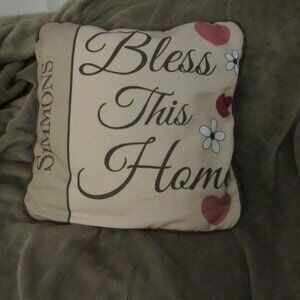 monogram throw pillow cover